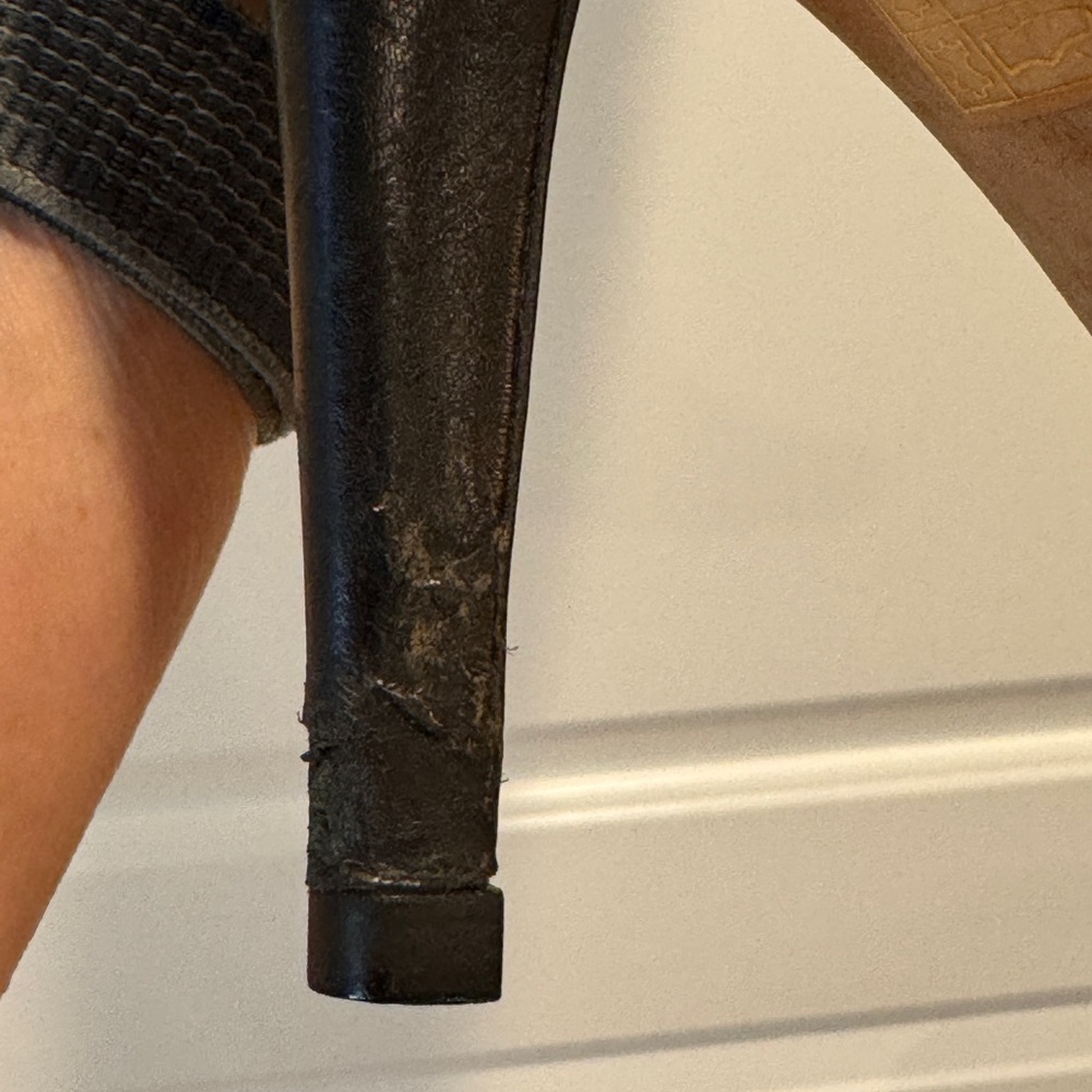 Jimmy Choo Tall Black Leather Over-the-Knee Boots - Picture 8 of 13